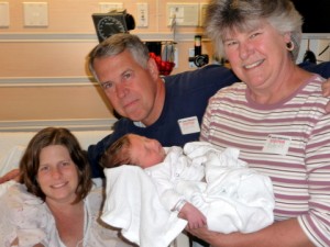 Meeting Unlce Dave and Aunt Carolyn for the first time